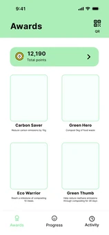 Awards and badges page