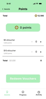 Points page, 0 points